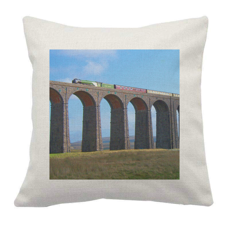 The Ribblehead Viaduct or Batty Moss Viaduct carries trains from the Settle-Carlisle Railway across the valley of the River Ribble at Ribblehead, in North Yorkshire, England.  The viaduct, built by the Midland Railway, is a Grade II* listed structure.